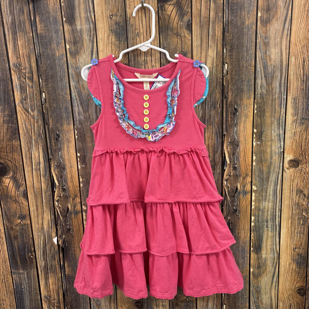 Matilda Jane Pink Ruffle Dress, Girls 6
