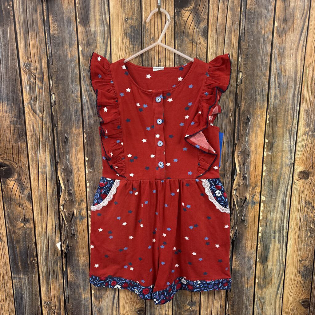 Love Millie RWB Romper, Girls 5/6