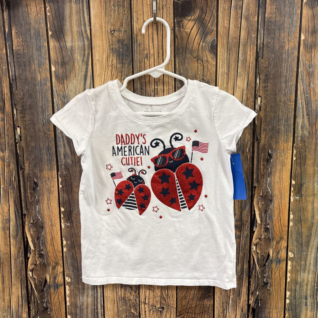 Dad's American Cutie Tee, Girls 5T