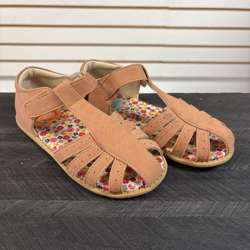 Livie & Luca Tan Sandals, Girls 11
