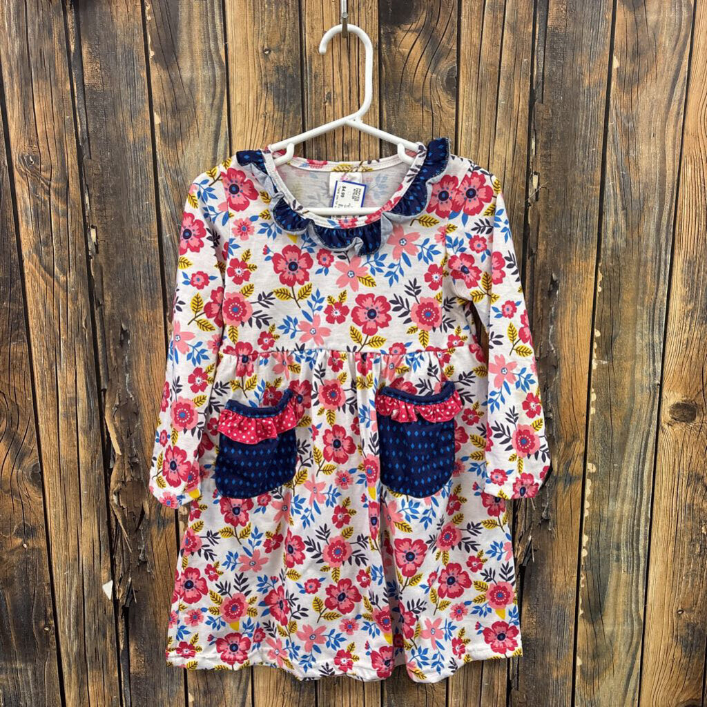 Pink Flower Boutique Dres, Girl's 2T