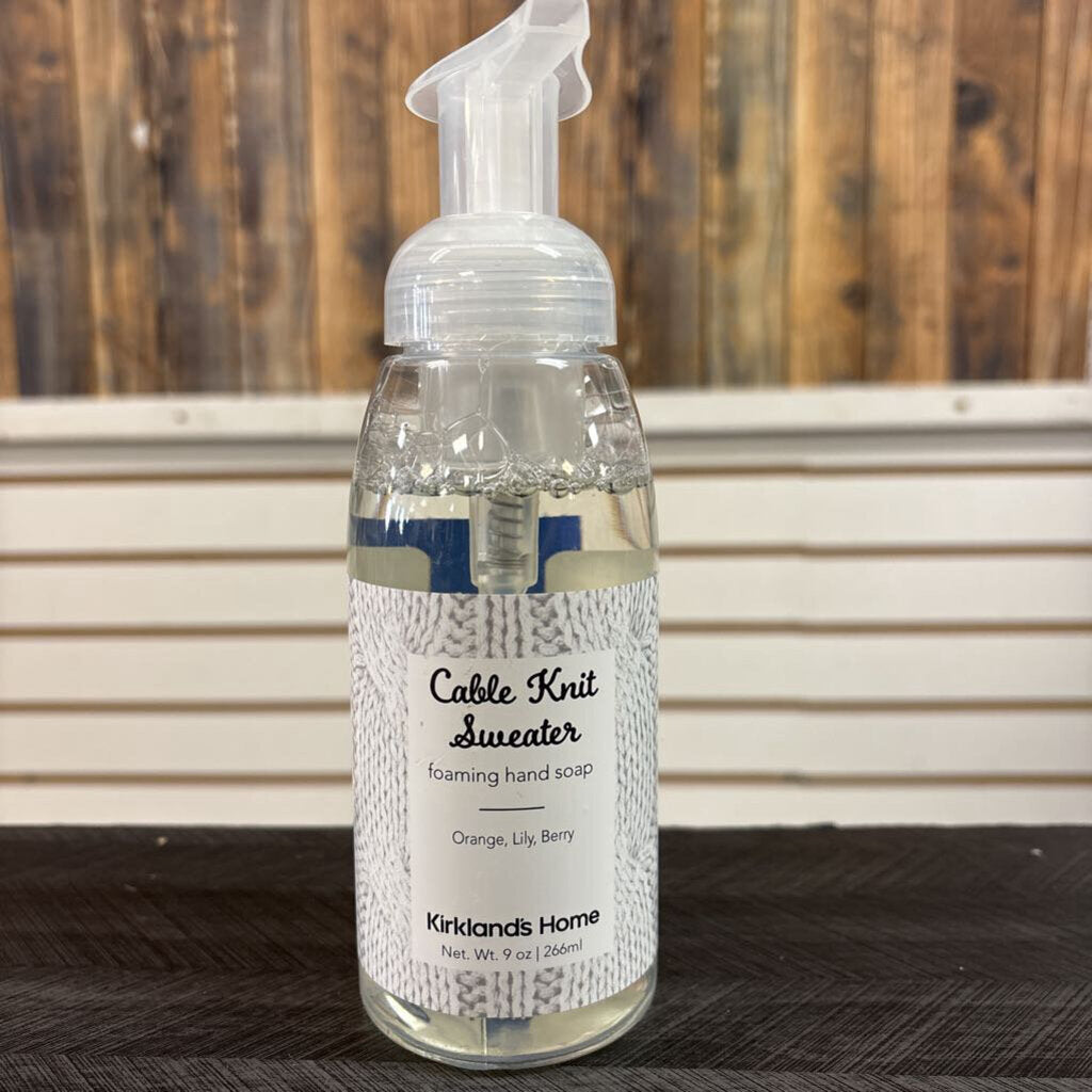 Cable Knit Sweater Hand Soap - NO SHIP