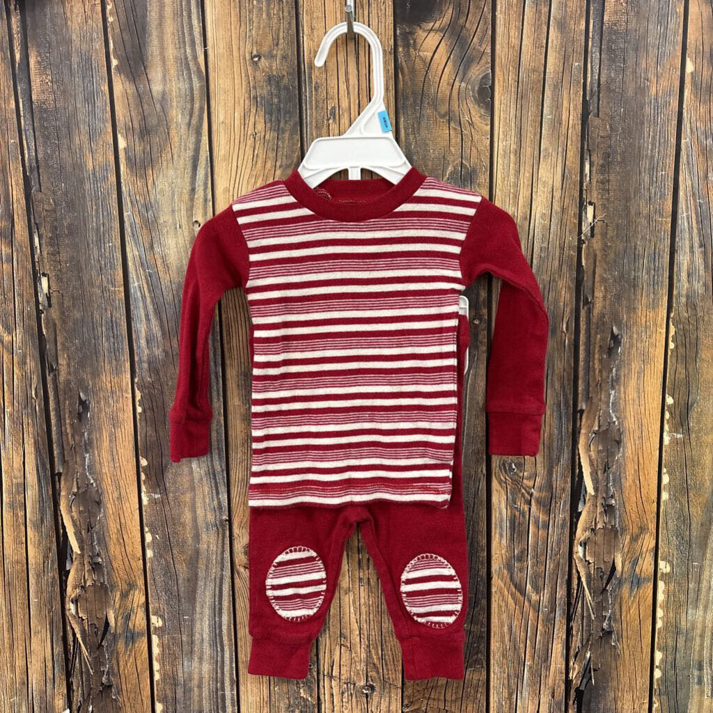 Burts Bees Baby Striped PJ's, Boys 0-3M