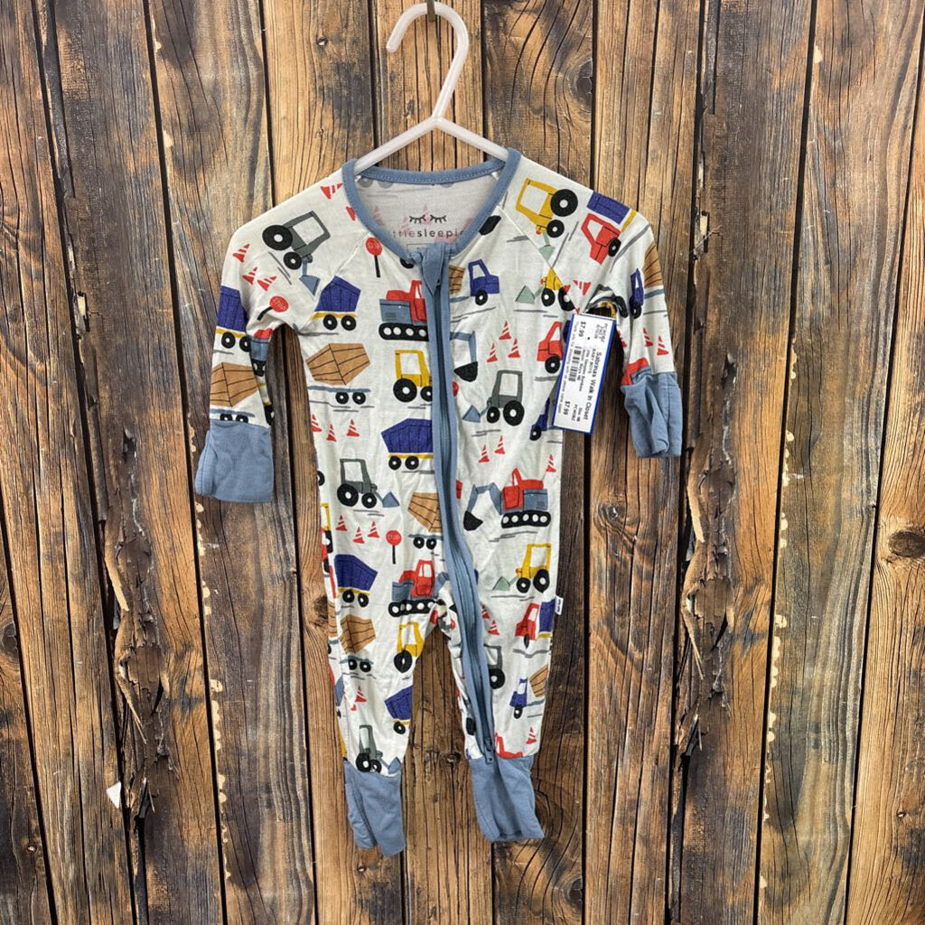 Little Sleepies Bamboo Sleeper, Boys NB