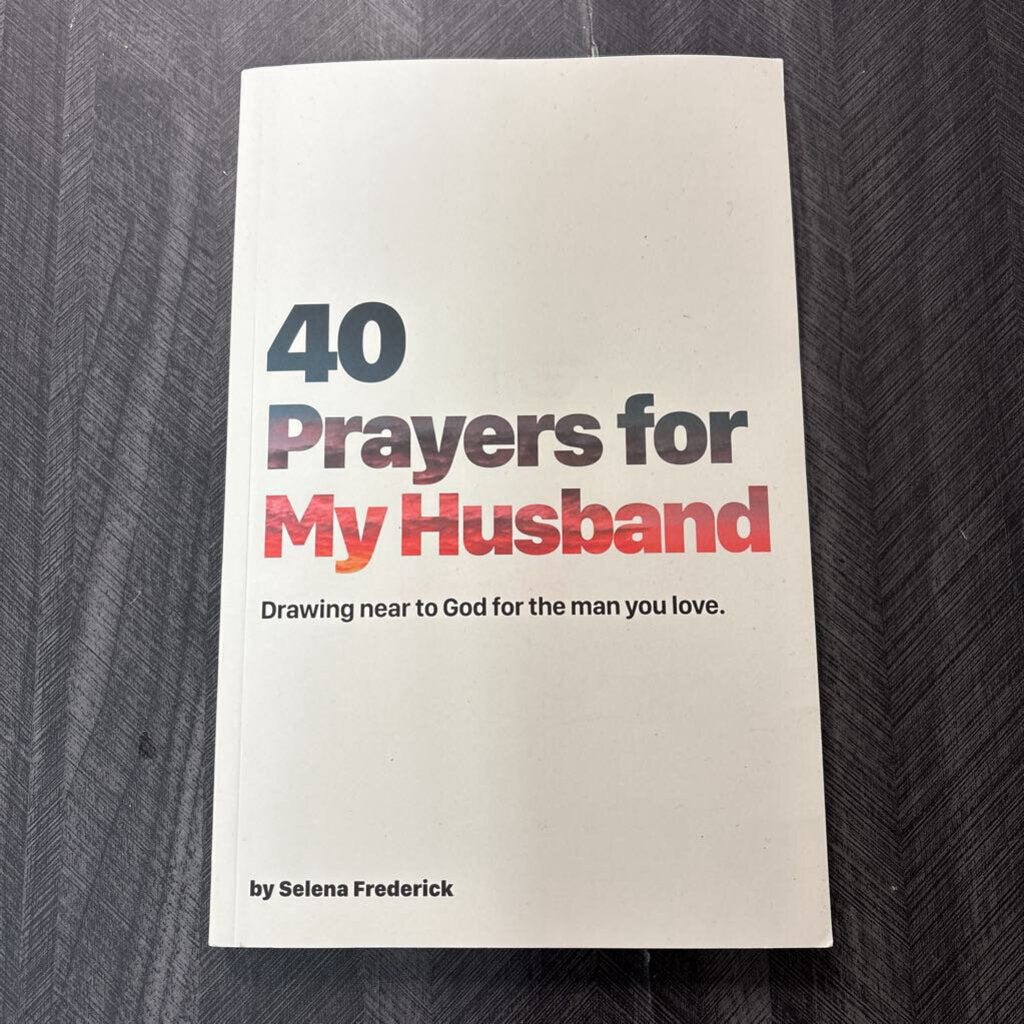 40 Prayers for My Husband Book