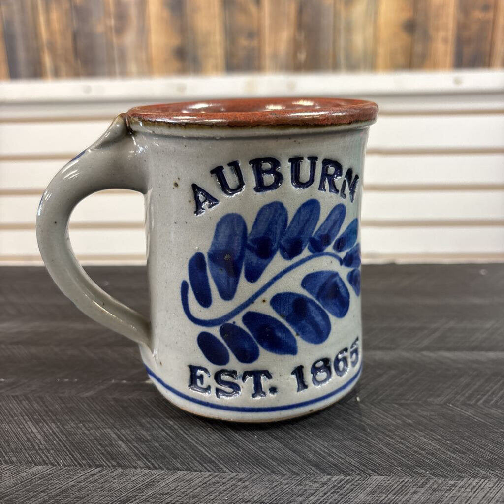 Hand Thrown Auburn Mug