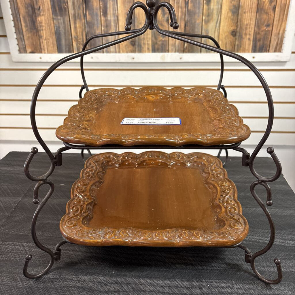 2 Tier Tray - NO SHIP