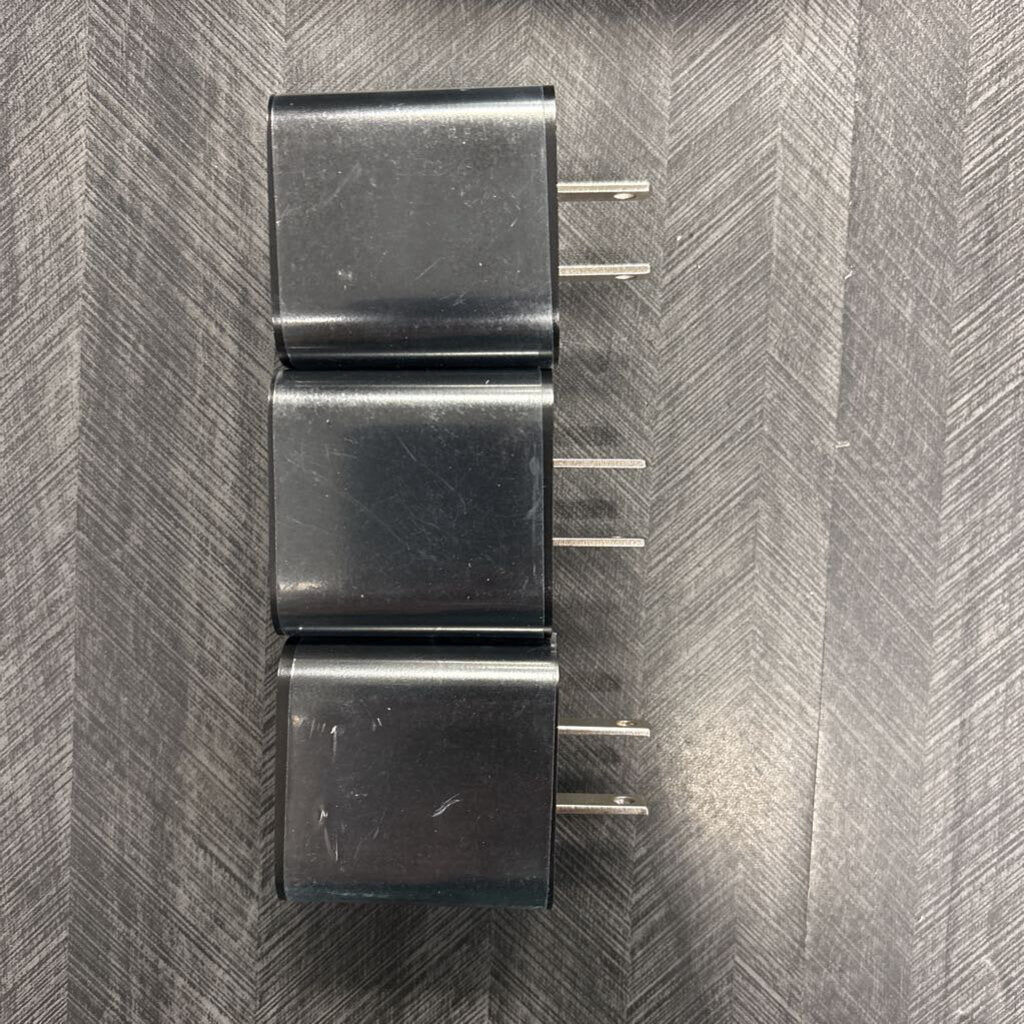 Charger block set of 3, USB and USB-C Fast Charger