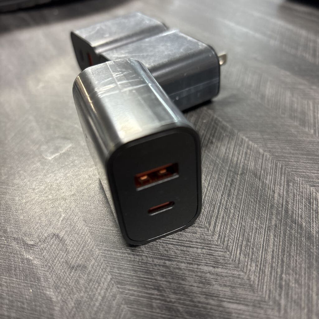 Charger block set of 3, USB and USB-C Fast Charger