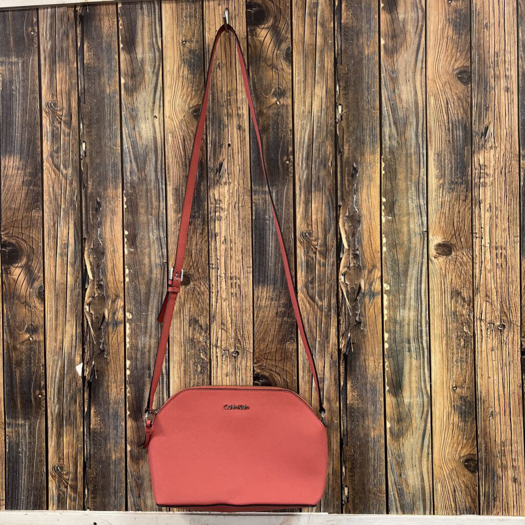 Calvin Klein Coral Purse, 12x7in
