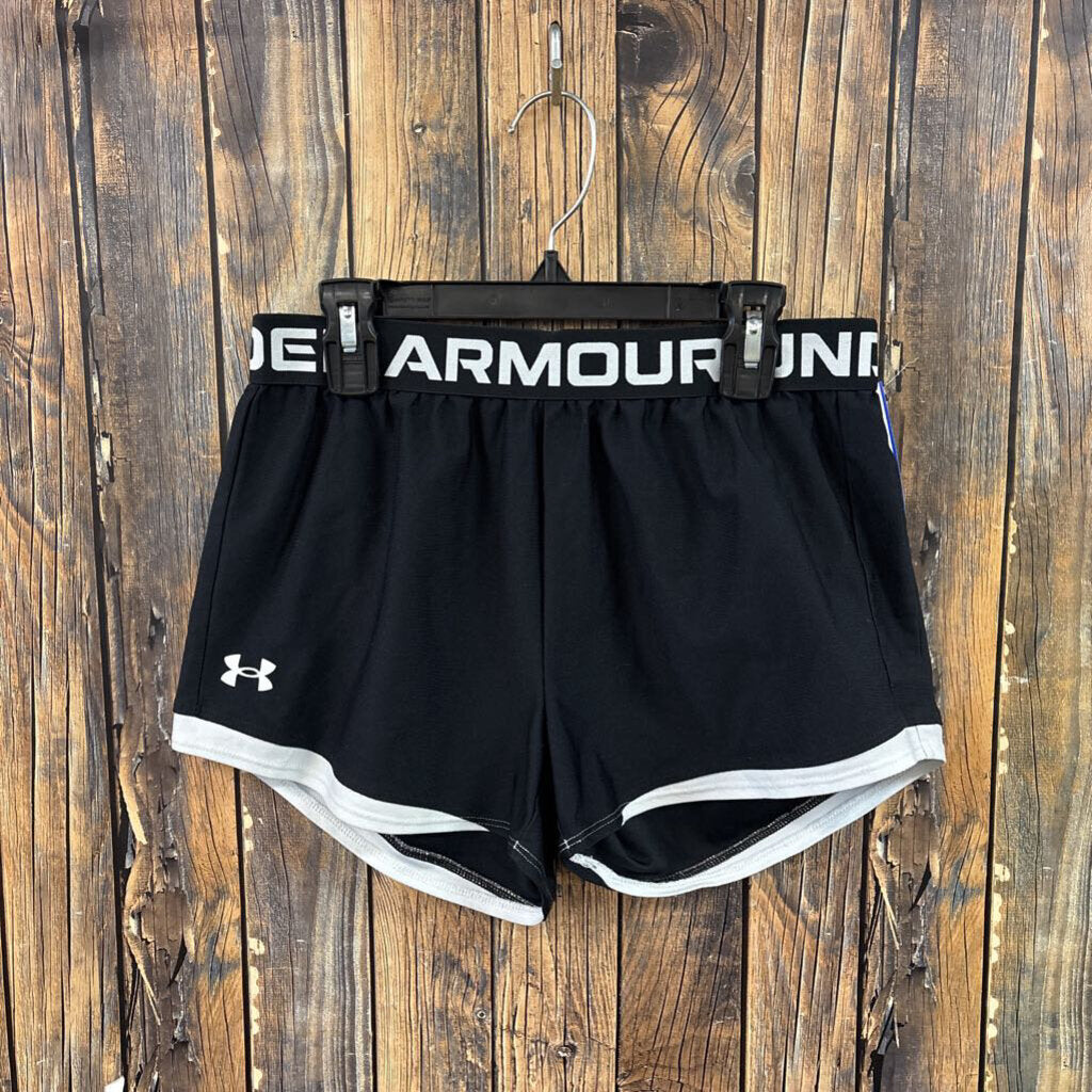 Under Armour Black Shorts, Girl's YLG