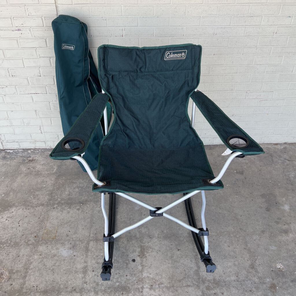 Coleman Rocking Chair w/ Carrying Bag - NO SHIP