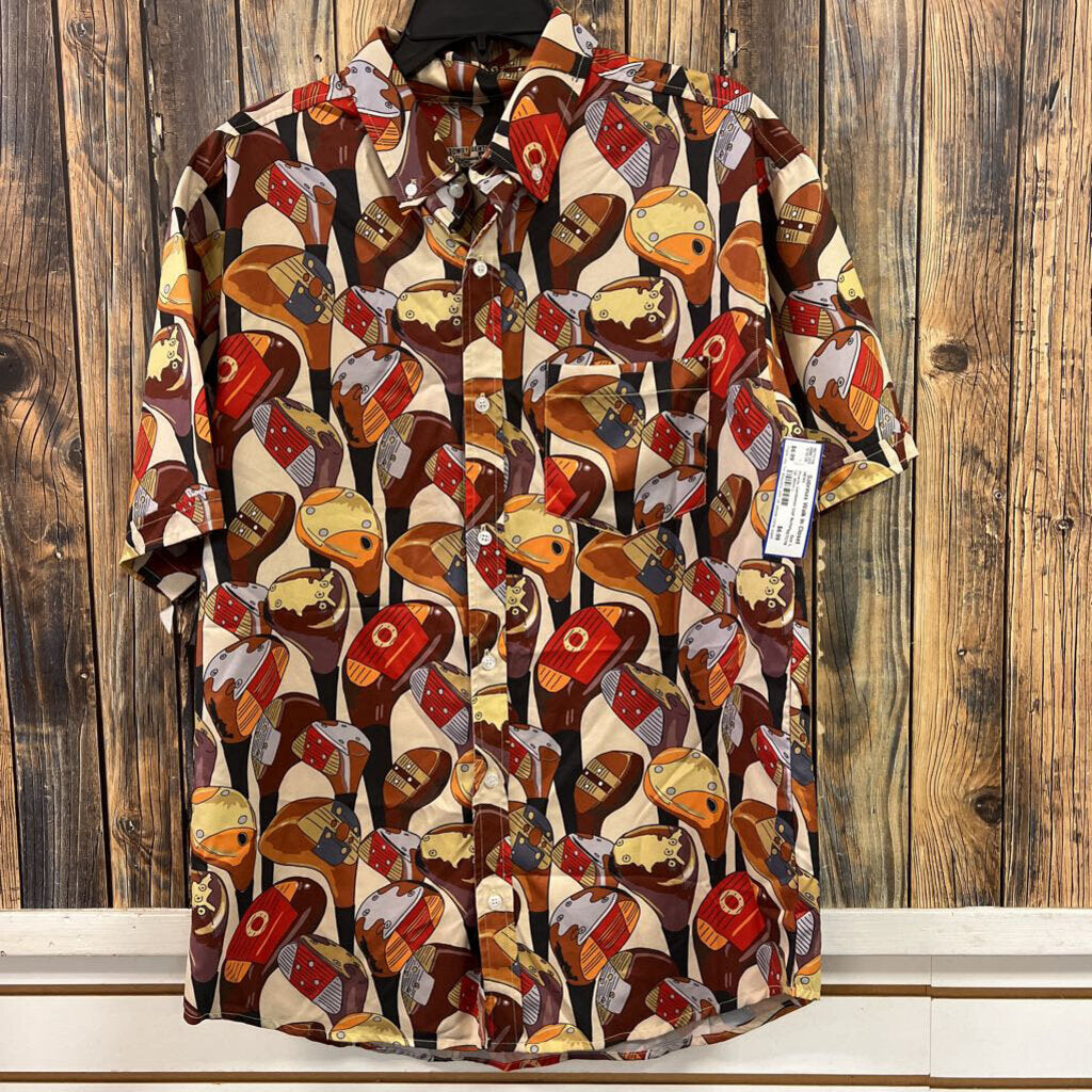 Rowdy Gentleman Golf Button Up, Mens L
