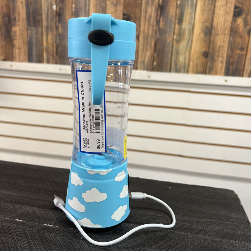 Chargeable Blender, No Shipping 9x3in