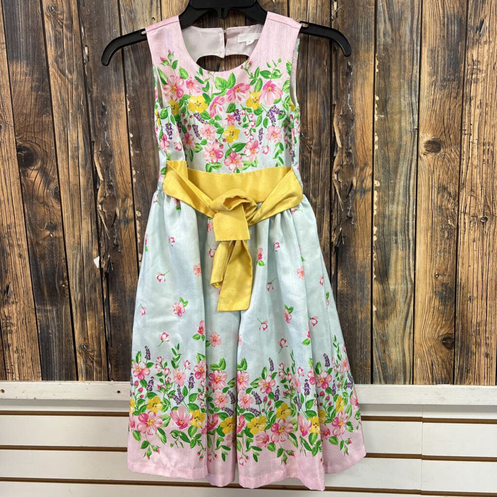 Floral Fancy Dress, Girls 8