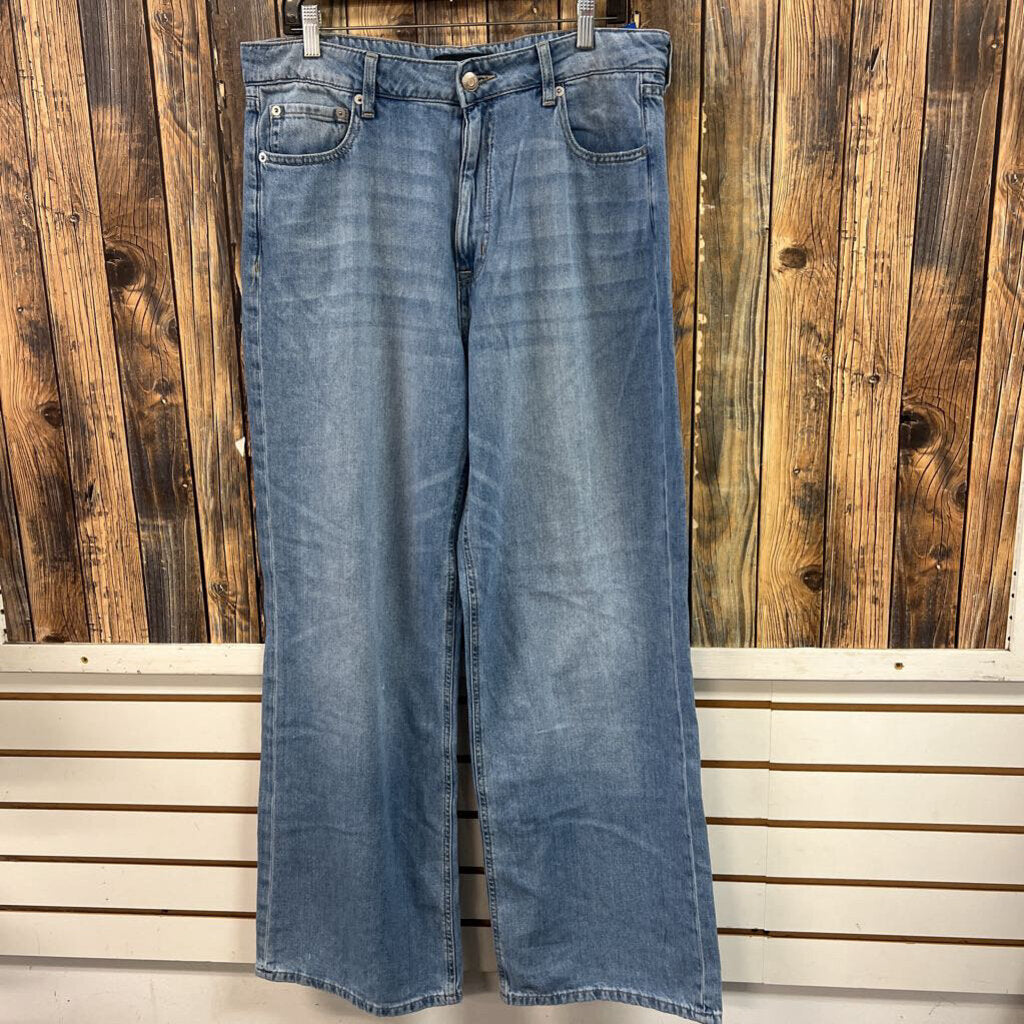 NWT Aeropostale High Rise Wide Leg Jeans, Womens 14