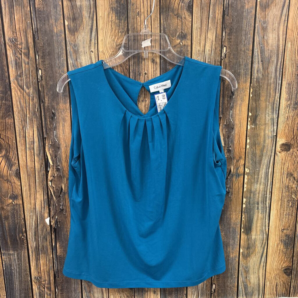 Calvin Klein Blue Tank, Womens L