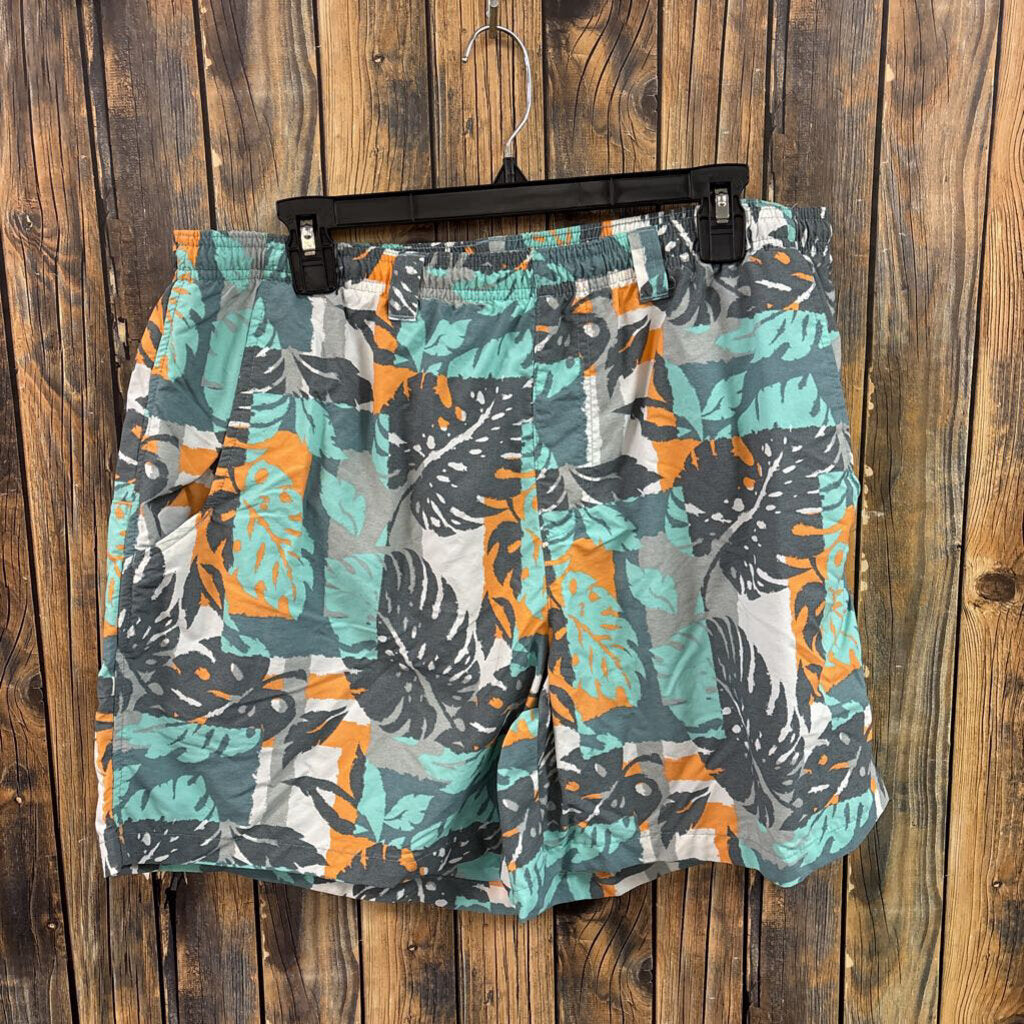 Columbia Orange/Blue Trunks, Mens L