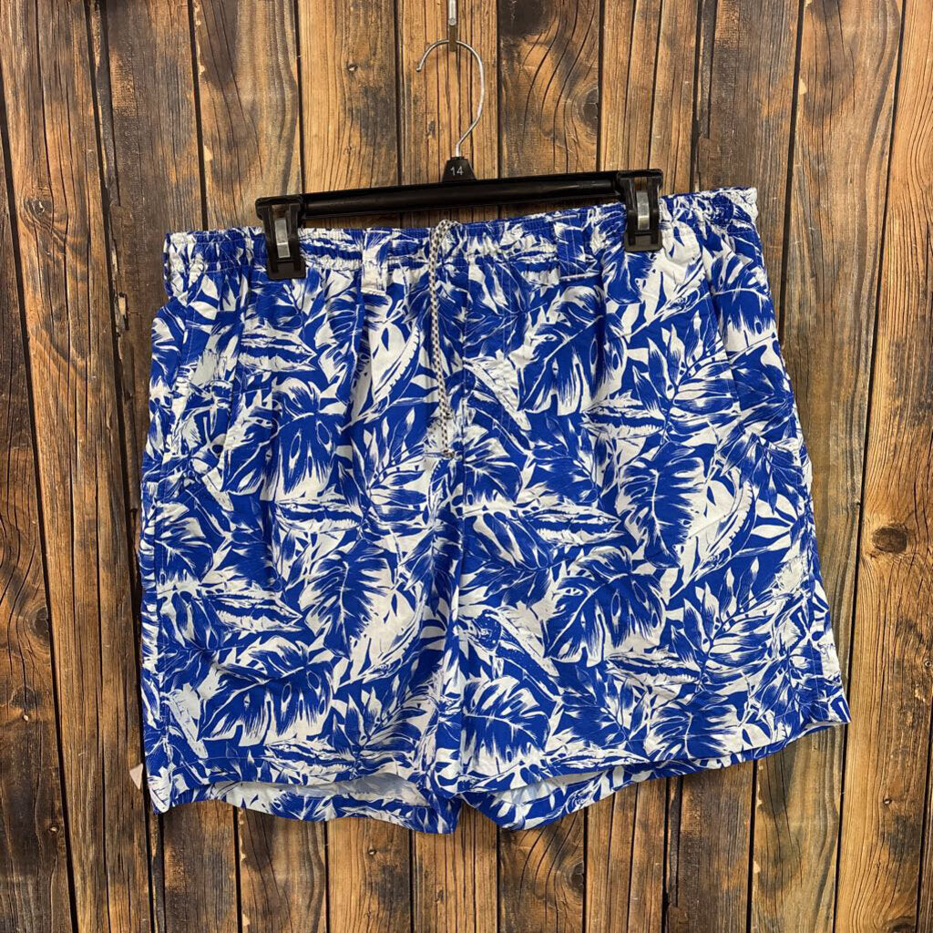 Columbia Blue/White Trunks, Mens L