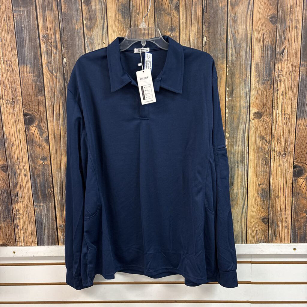 NWT Navy Deyeek Polo, Mens 2X