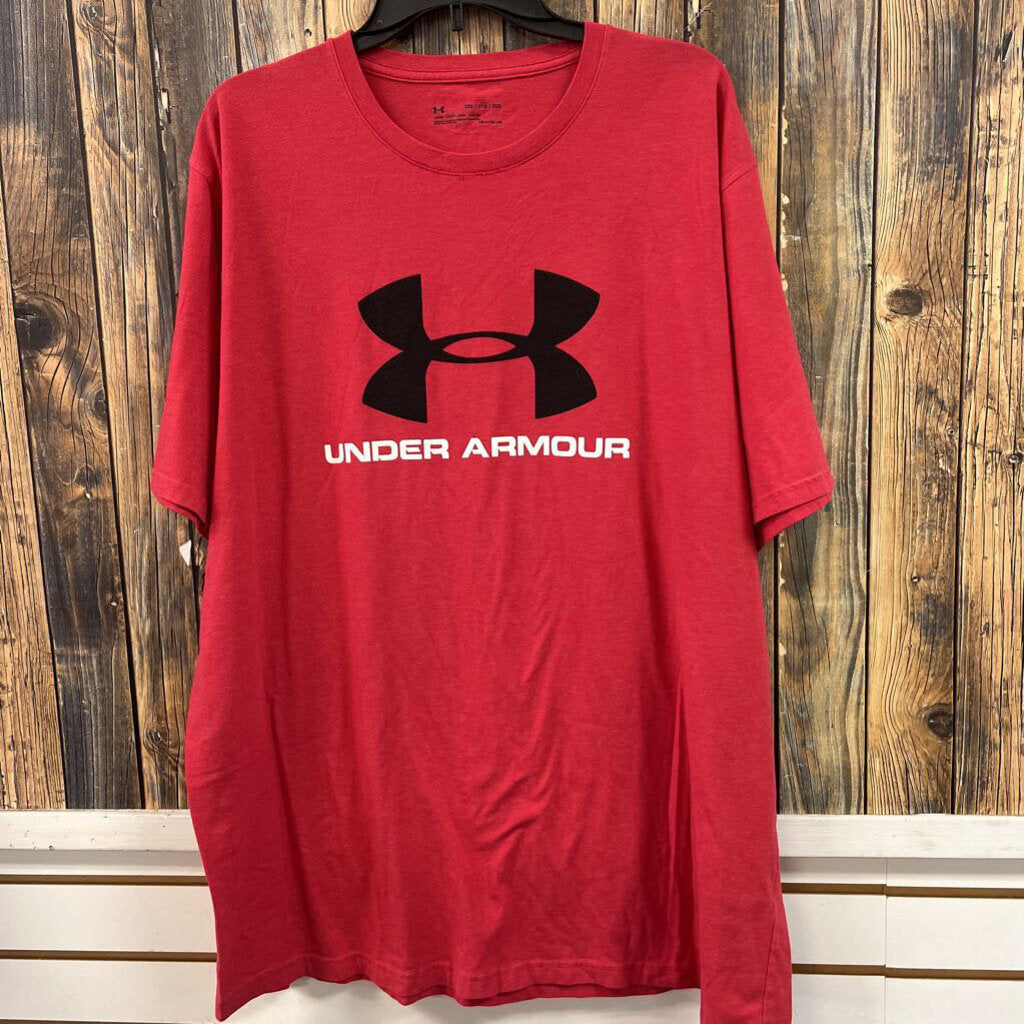 Under Armour Red Tee, Mens 2X