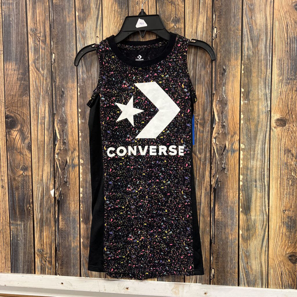 Converse Black Splatter Tank, Womens S