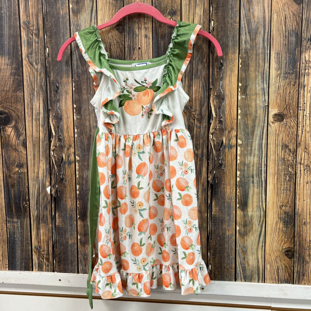 Marie Nicole Peach Dress, Girls 5/6