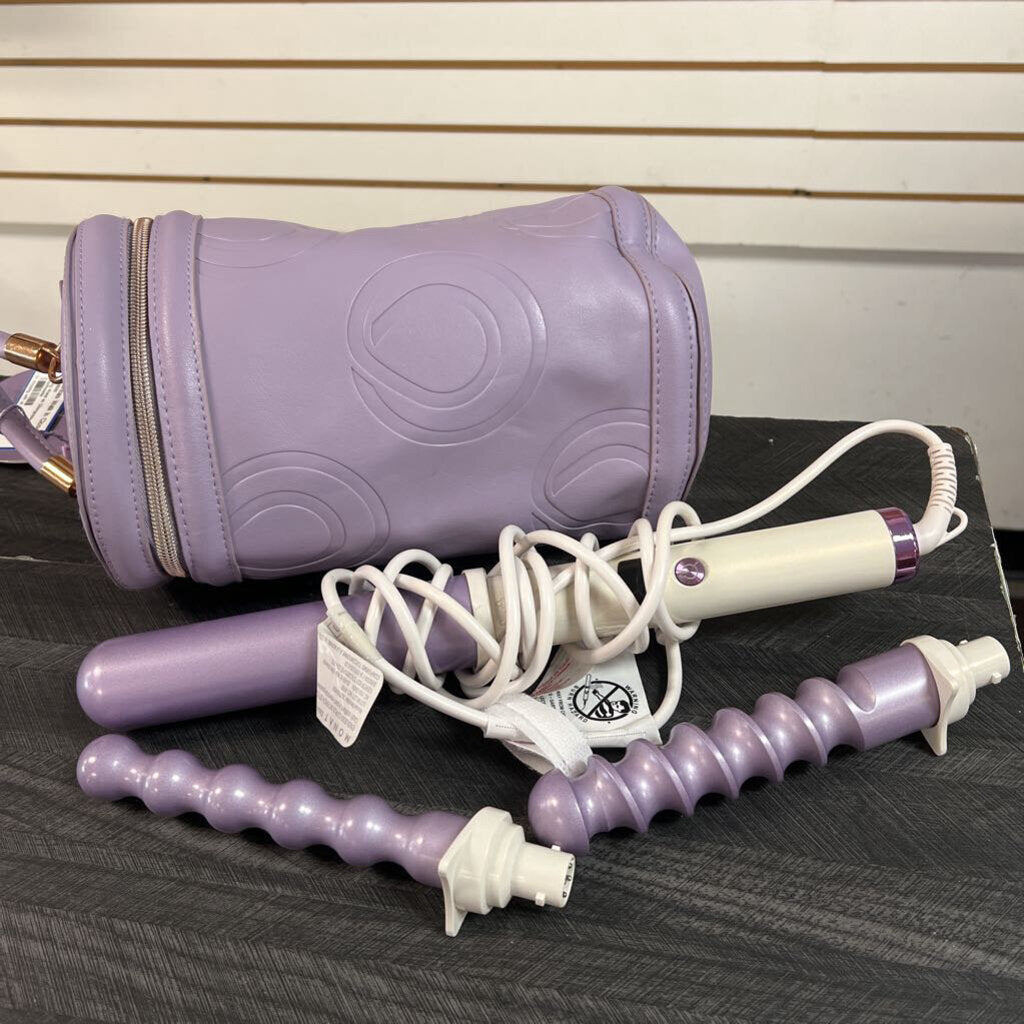 Curling Wand w/ Changeable Attachments