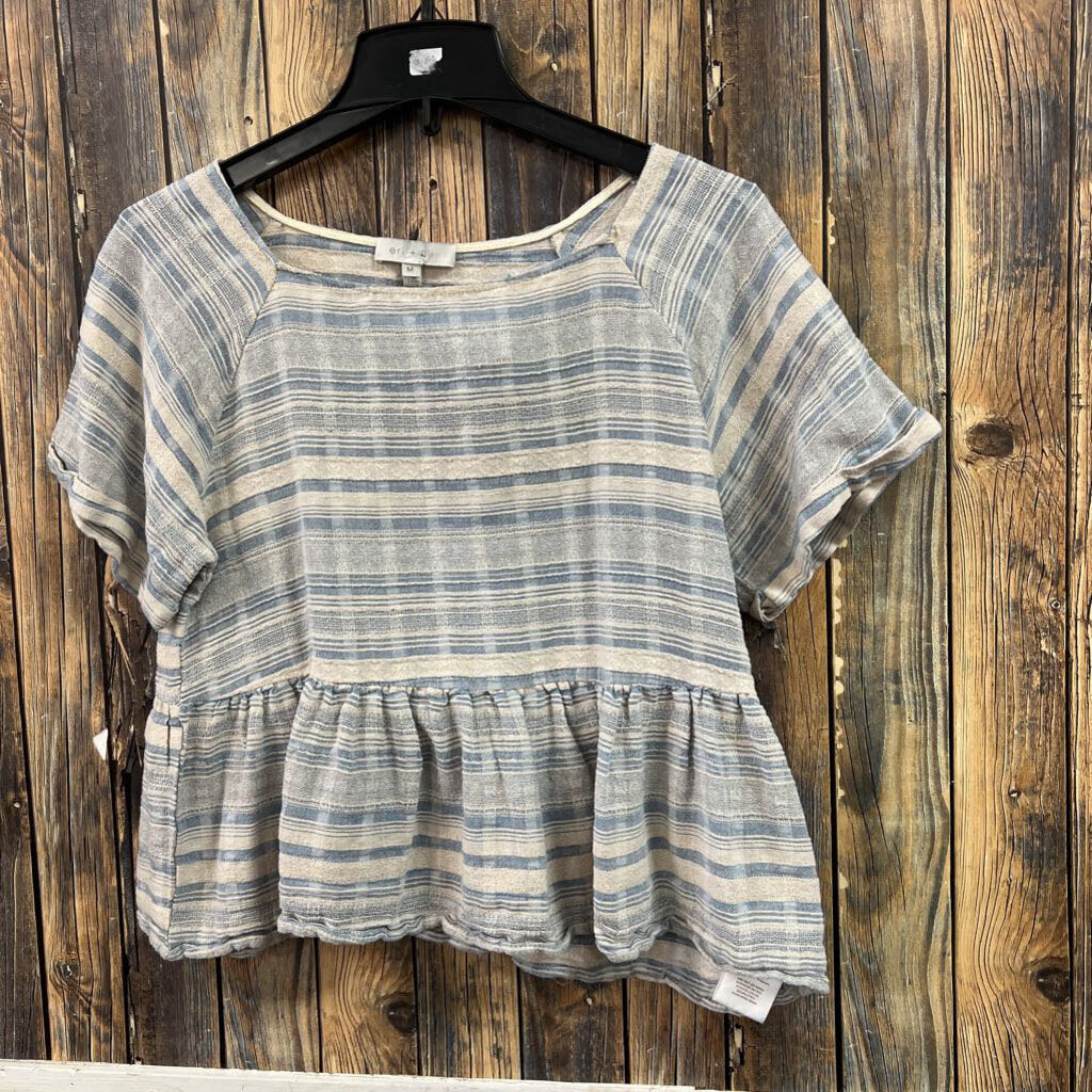 Eri &Ali Striped Top, Womens Medium