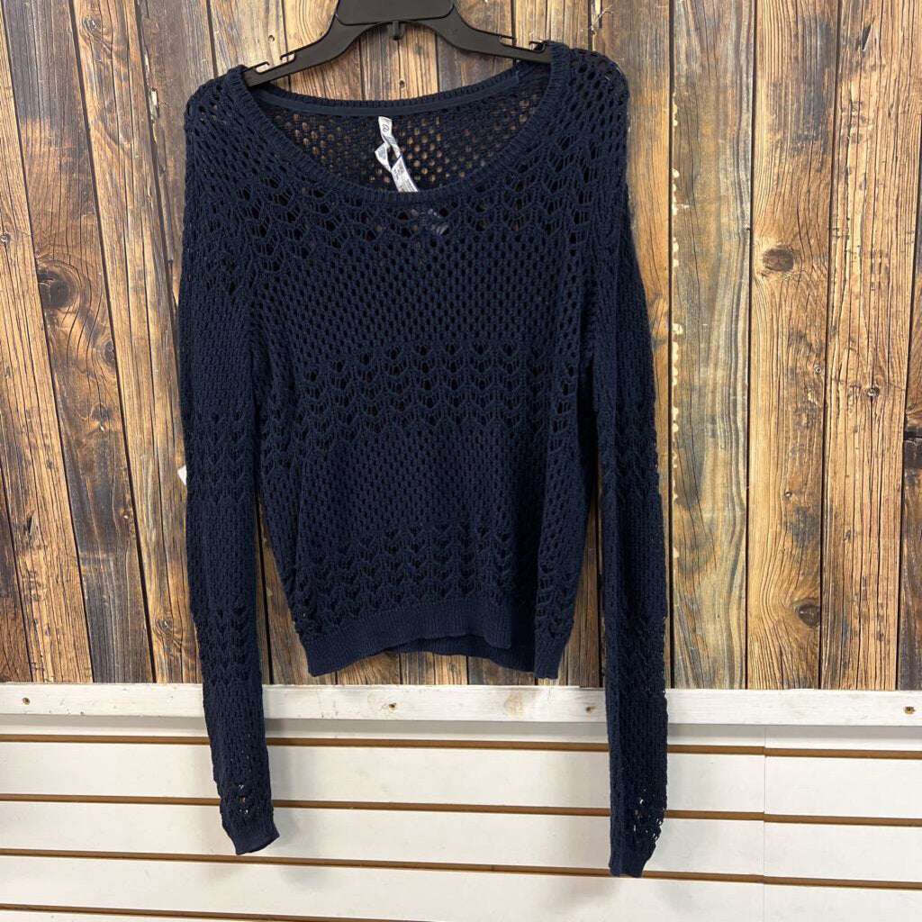 Aeropostale Blue Summer Sweater, Womens Large (fit small)