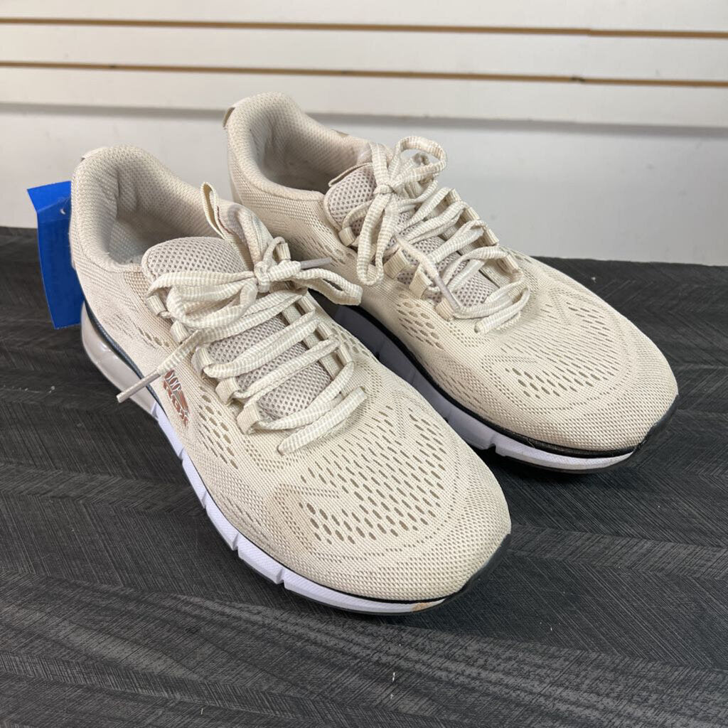 RBX Cream Tennis Shoes, Womens 10