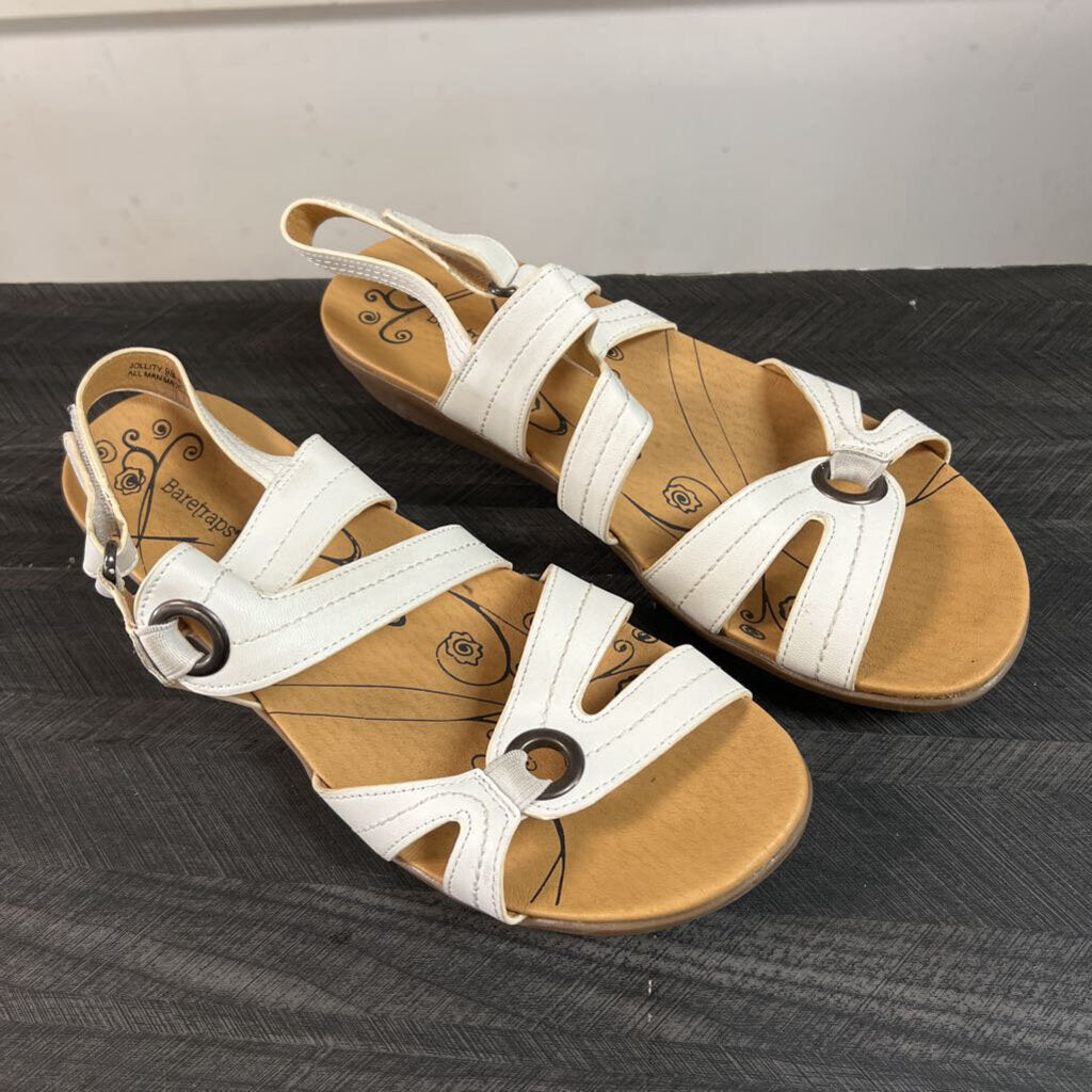 Baretraps White Sandals, Womens 9