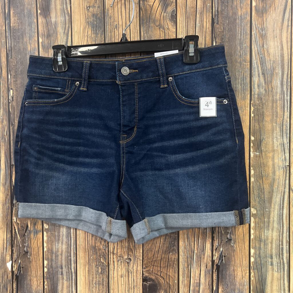 Dark Wash Jean Shorts, NWT Women's 10 4in inseam