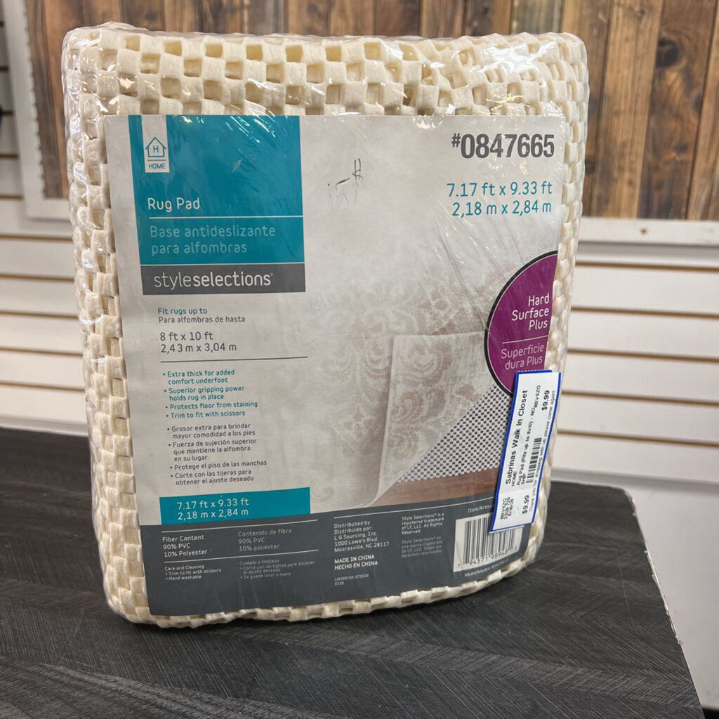 Rug Pad (Fits up to 8x10) - NO SHIP