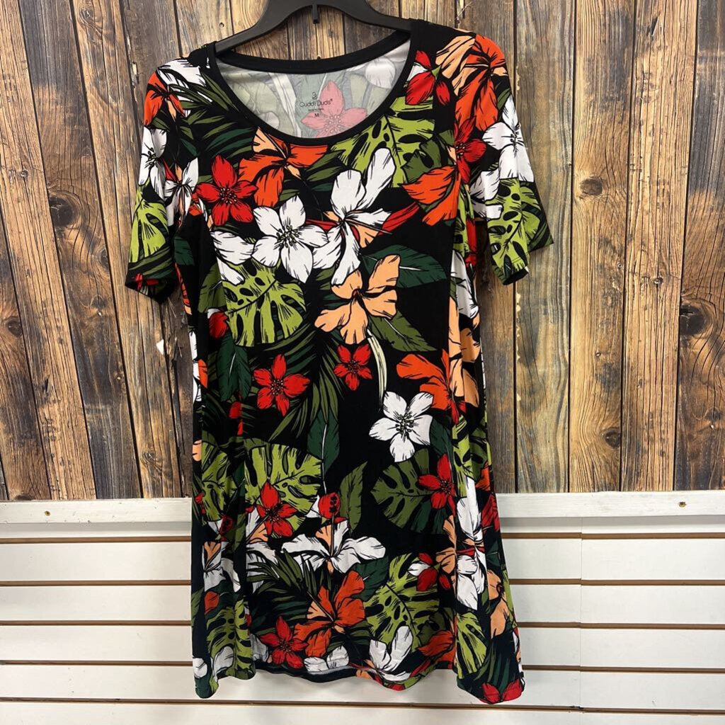 CuddlDuds Buttery Soft Tropical Gown, Womens M