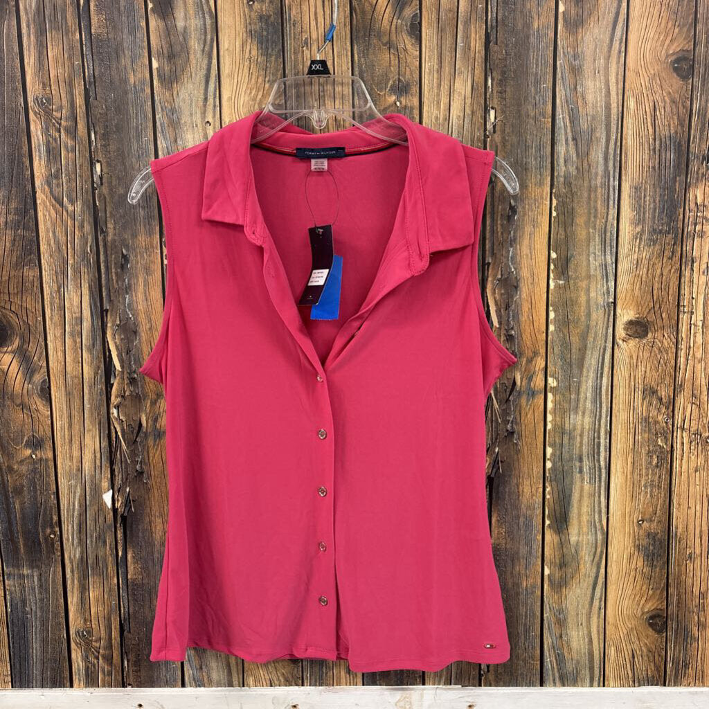 NWT Tommy Hilfiger Super Soft Pink Tank, Womens M