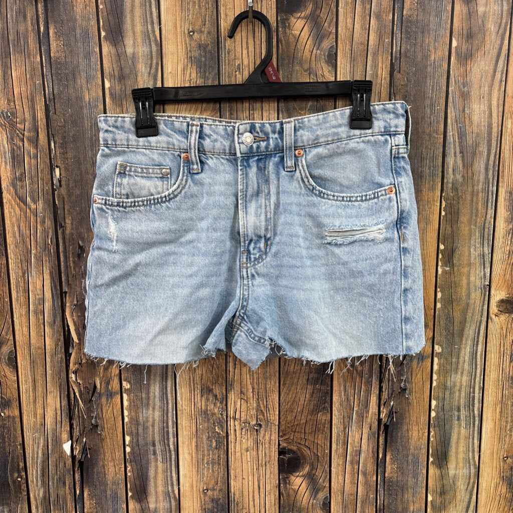 & Denim Lightwash Shorts, Womens 4