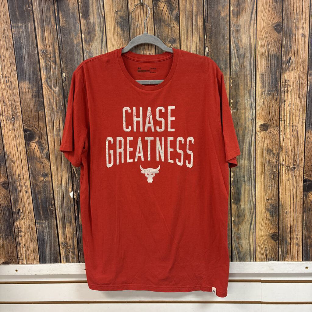 Under Armour Chase Greatness Tee, Mens L