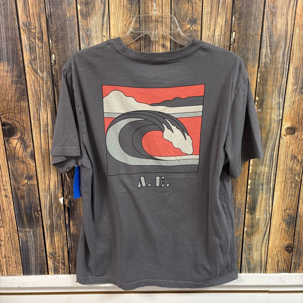 American Eagle Super Soft Grey Tee, Mens M