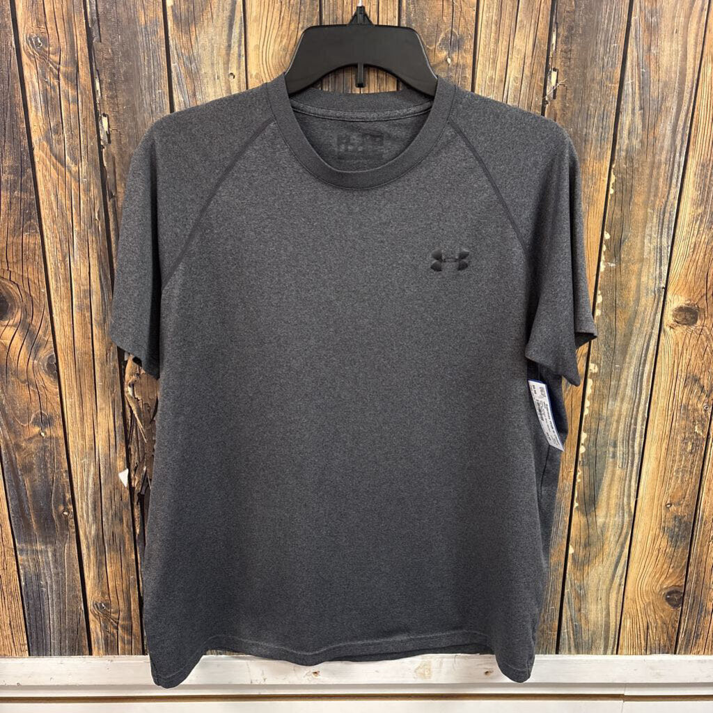 Under Armour Grey Marled Tee, Mens M