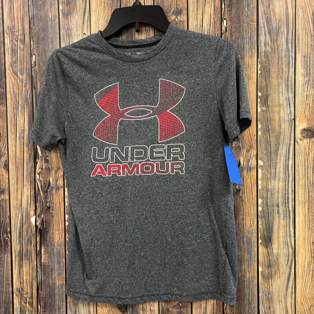 Under Armour Grey/Red Top, Boys L