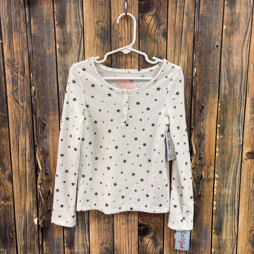 Cat & Jack Soft Ribbed Star Top, Girls 4/5