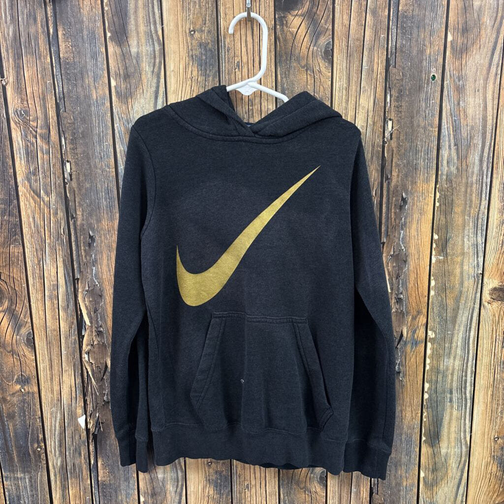 Nike Grey/Gold Hoodie, Boys S
