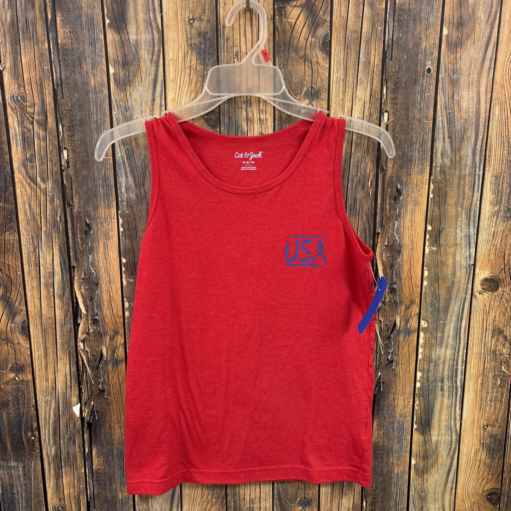 Cat & Jack USA Tank, Boys 8/10