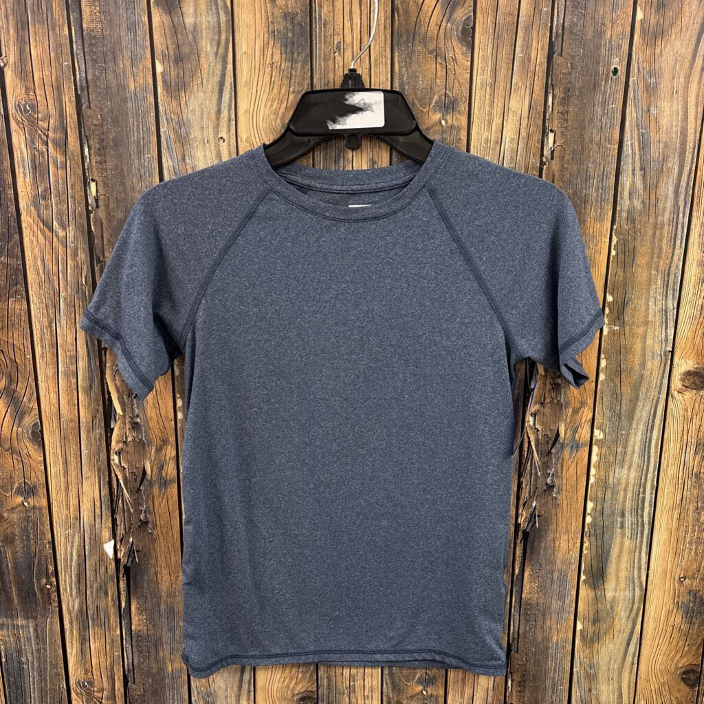 32 Cool Blue Marled Top, Boys 10/12