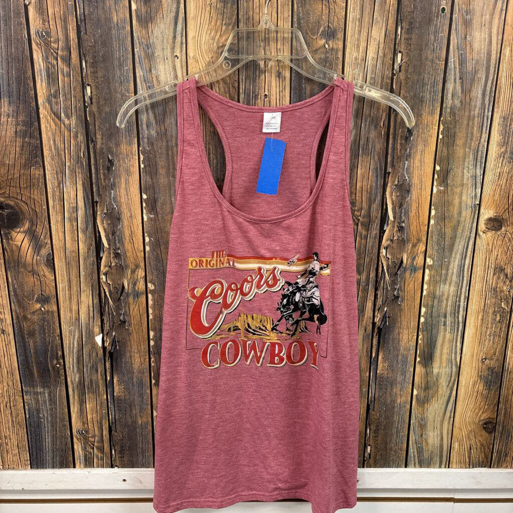 Coors Cowboy Tank, Womens L