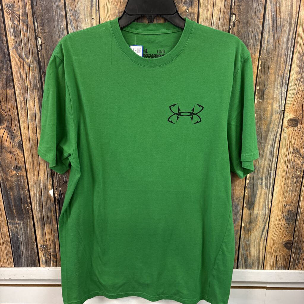 Under Armour Green Shirt, Mens Large