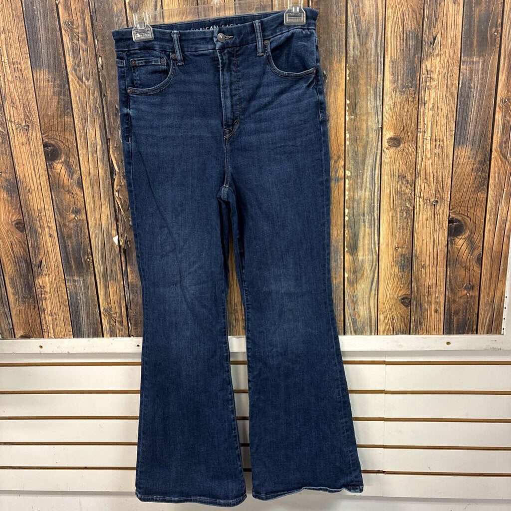 American Eagle High Rise Flare Jeans, Womens 12R