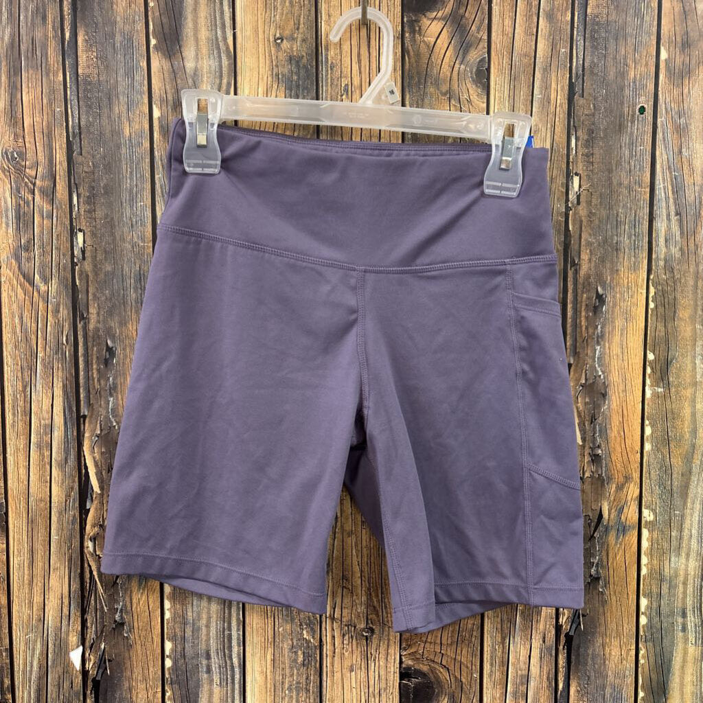 DKNY Purple Biker Shorts, Womens M