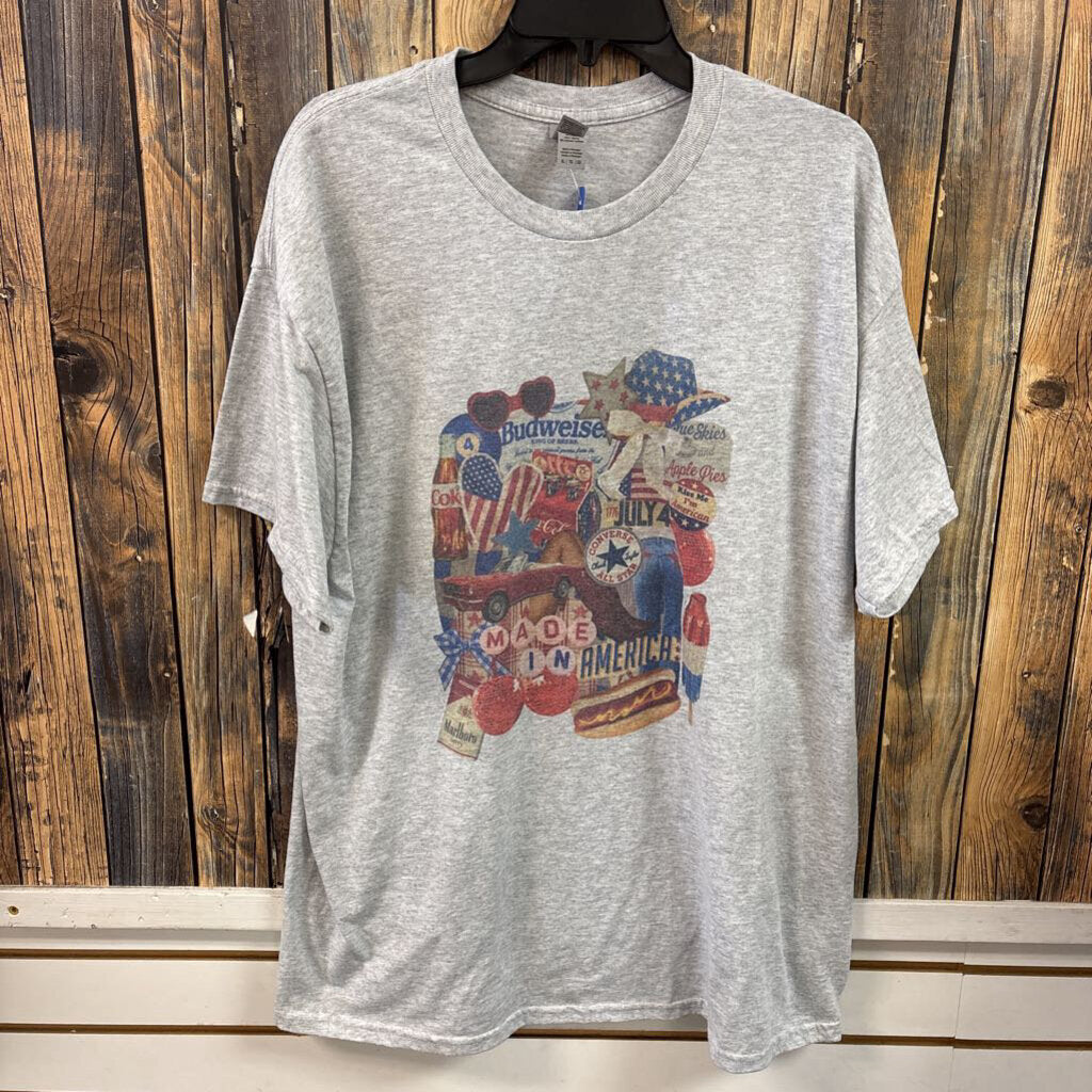 Fourth of July T-shirt, Womens Xl